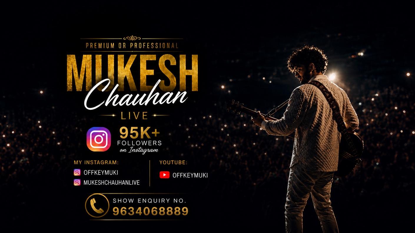 Mukesh Chauhan live performance